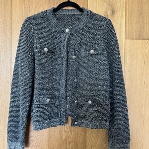 Goelia Wool Blend Sequins Women Cardigan